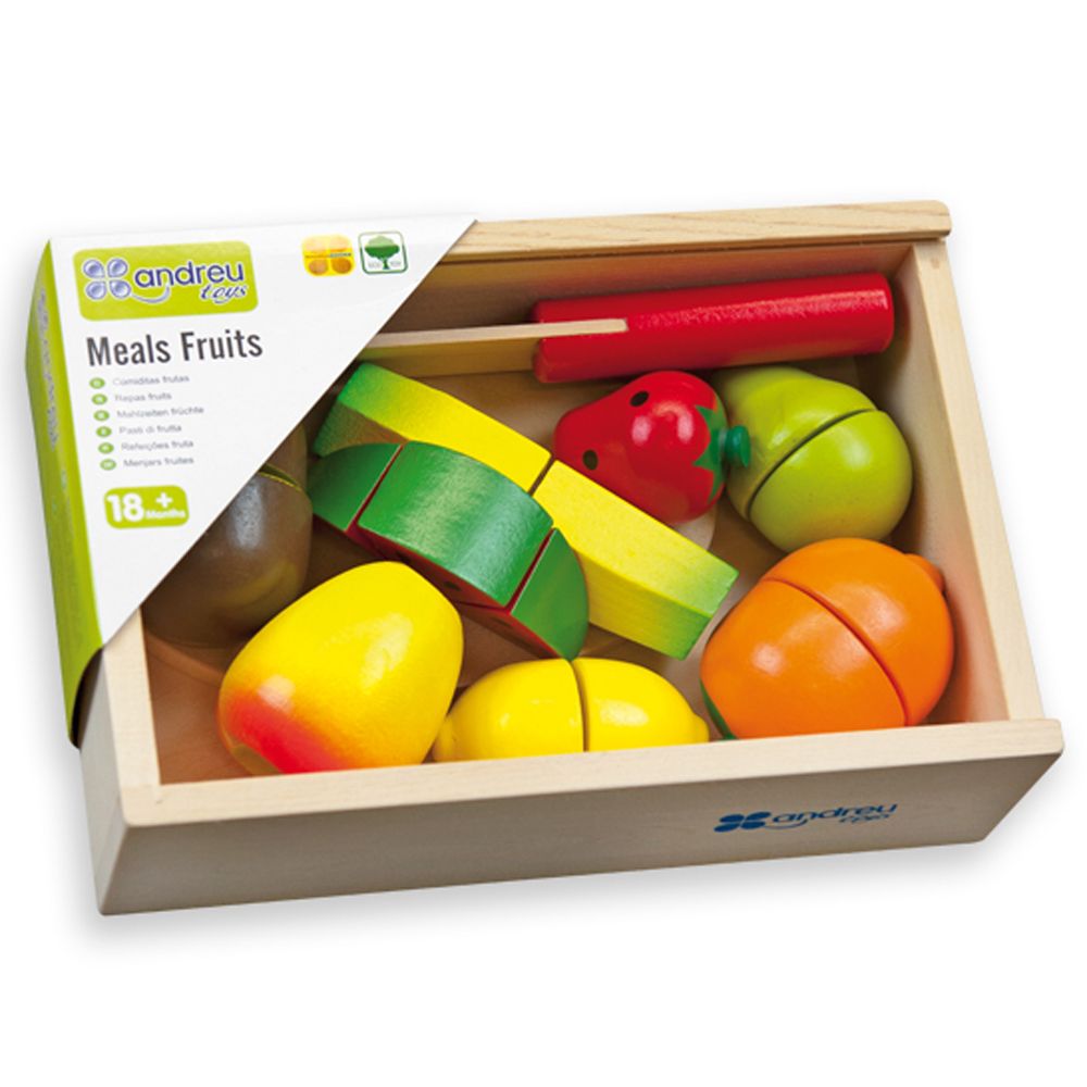 Andreu toys, Плодове за рязане, голям комплект