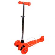 Тротинетка със светещи колела, оранжева