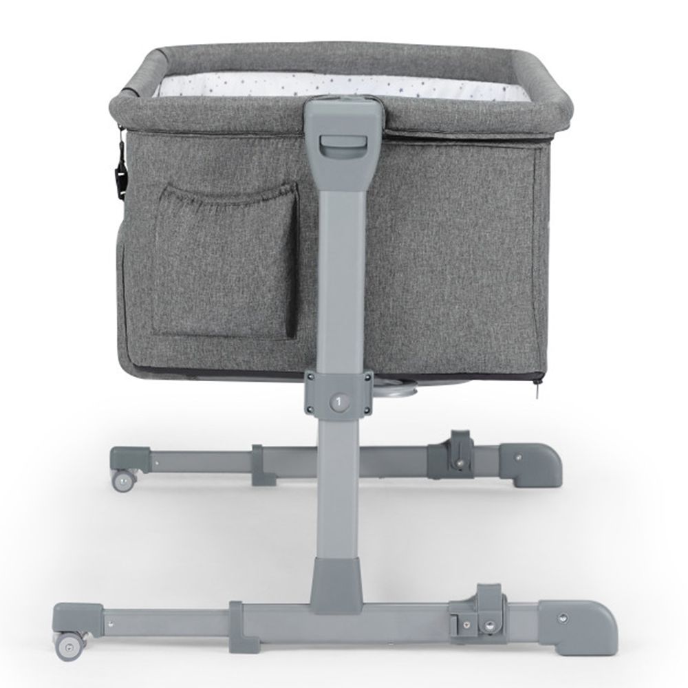 Бебешка кошара NESTE Up, 2 в 1, сива