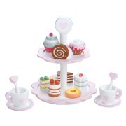 Комплект за игра, Сервиз за кафе за двама, с поднос за сладки