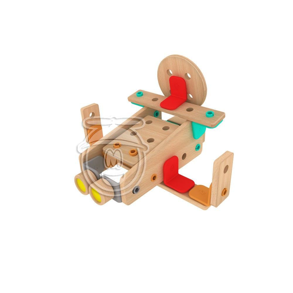 Дървен конструктор в кутия, 500 части