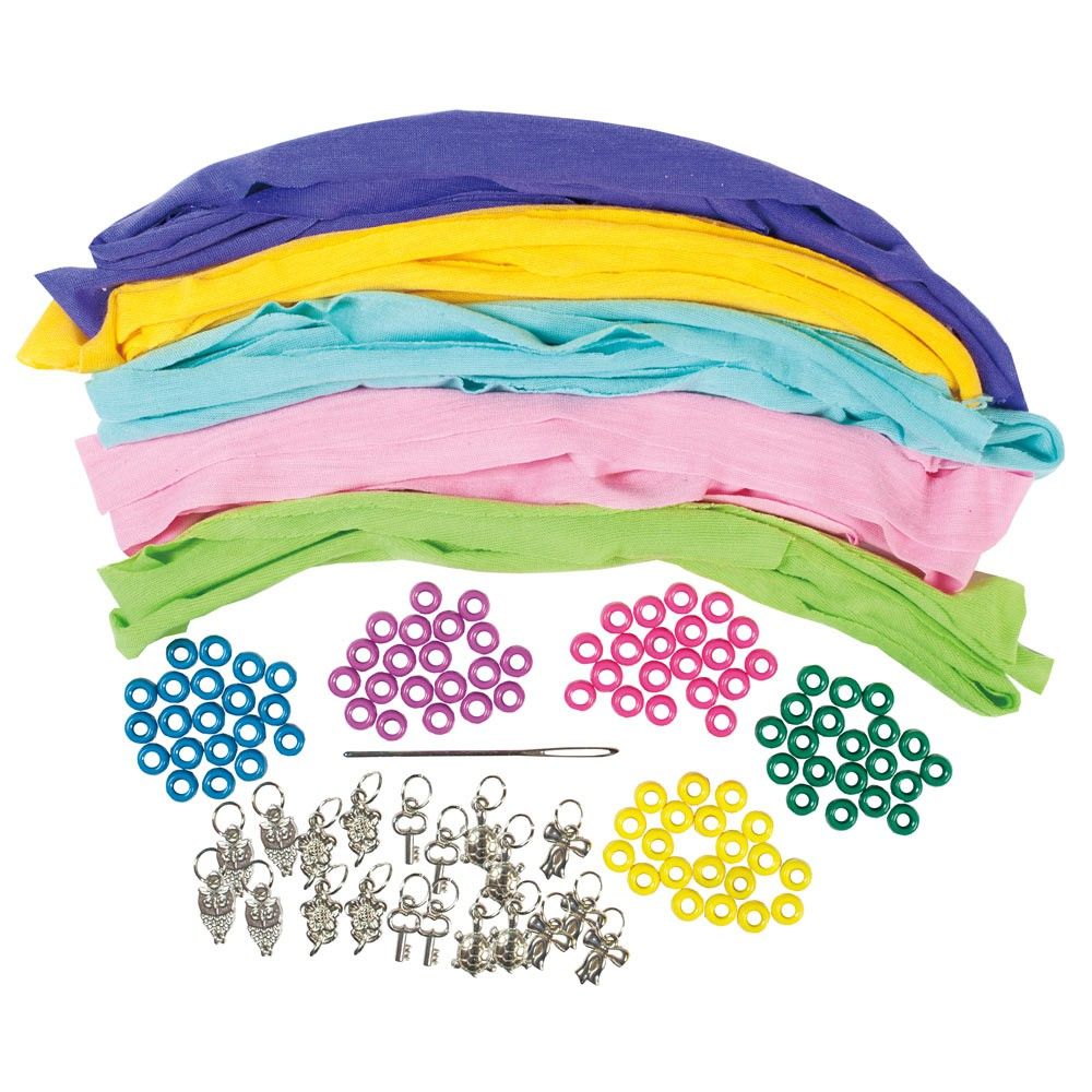 Гривнички за сплитане с украшения