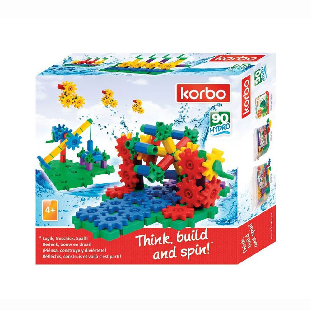 korbo, Пластмасов конструктор В морето, със зъбни колела, 90 части