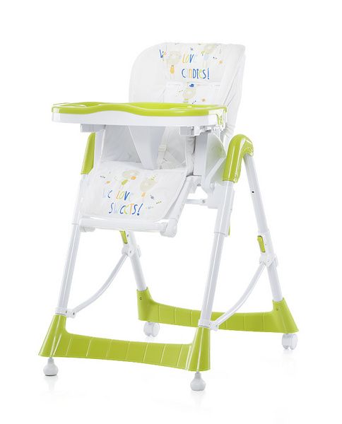 Chipolino, Стол за хранене Комфорт плюс, лайм