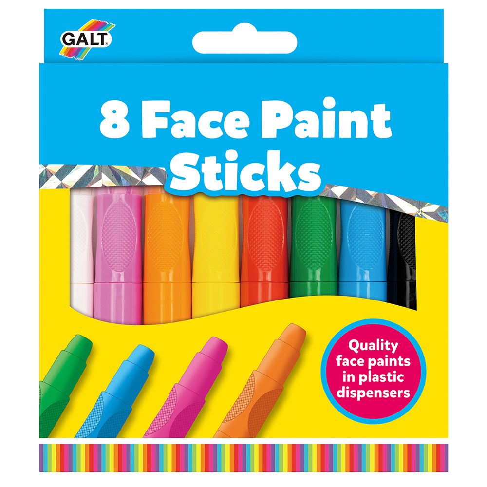Galt Toys, Боички-стикчета за лице, 8 бр.