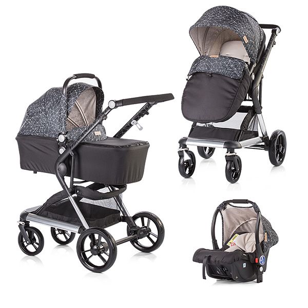 Chipolino, Комбинирана количка Фюжън 3 в  бежова,