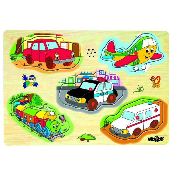 Woodyland, Музикален пъзел, Транспортни средства