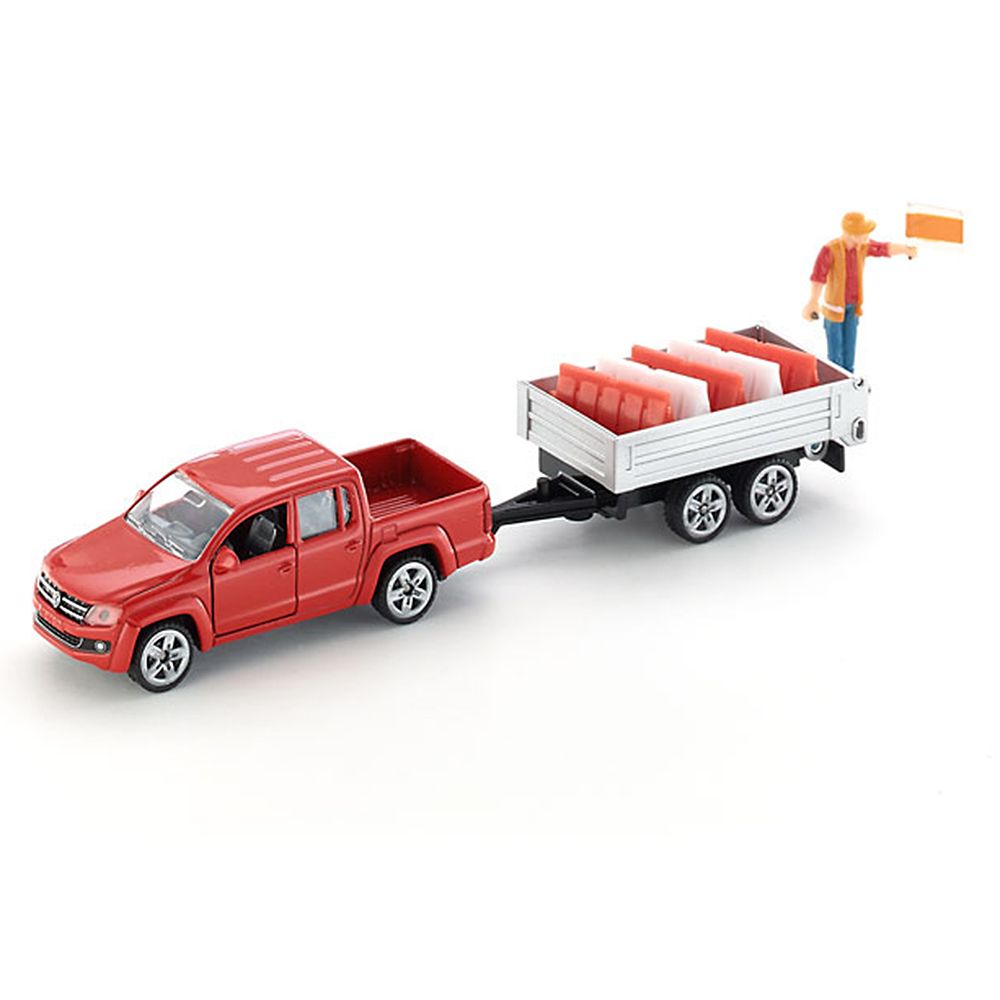 Siku, Пикап VW Amarok с ремарке и конуси