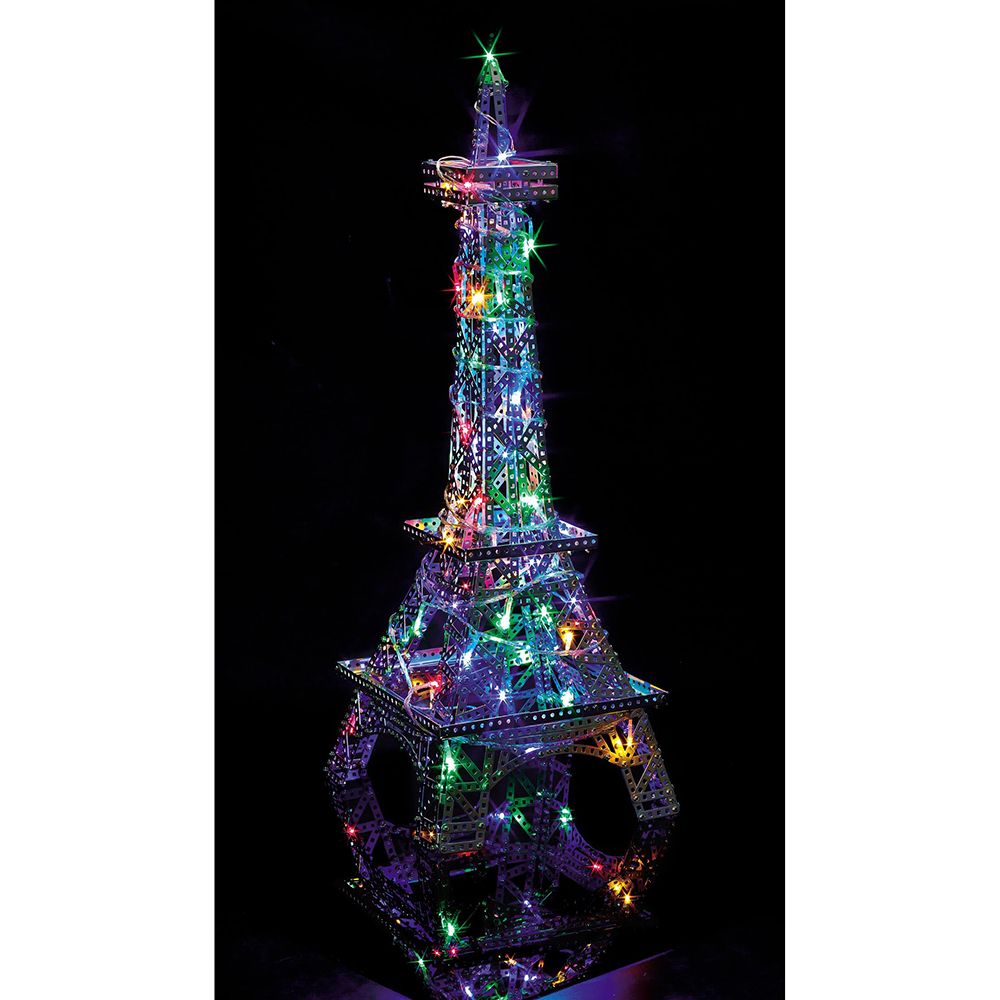 Метален конструктор, Айфеловата кула с LED светлини