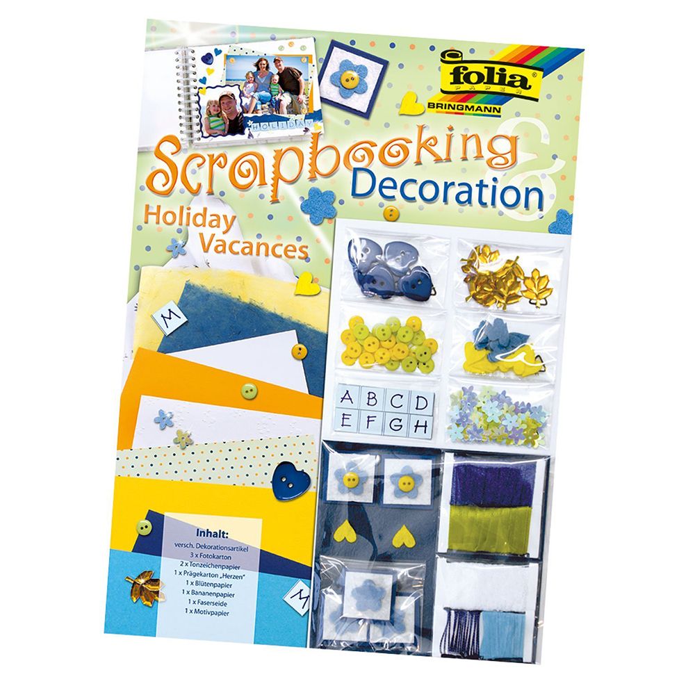 Folia Bringmann, Комплект за апликации и скрапбукинг, Ваканция