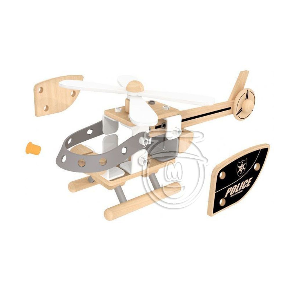Дървен конструктор, Полицейски хеликоптер