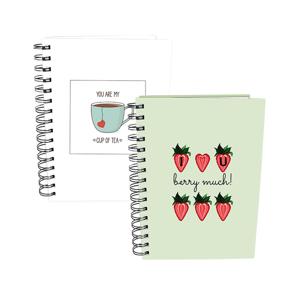 Тетрадка със спирала и дебела подвързия, А5, 100 листа