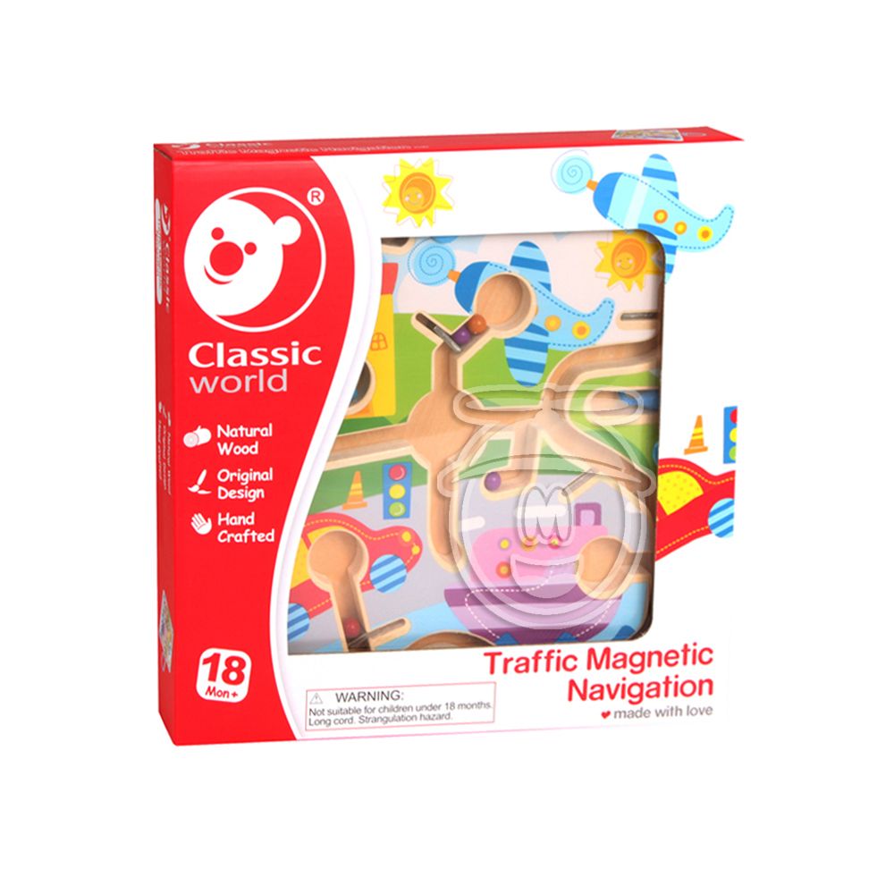 Дървена магнитна игра с топчета, Превозни средства