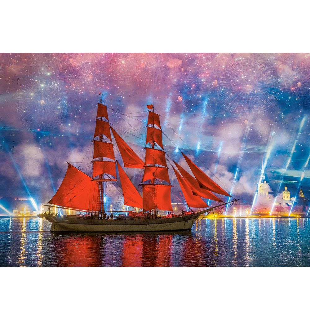 Червена фрегата, пъзел 1000 части