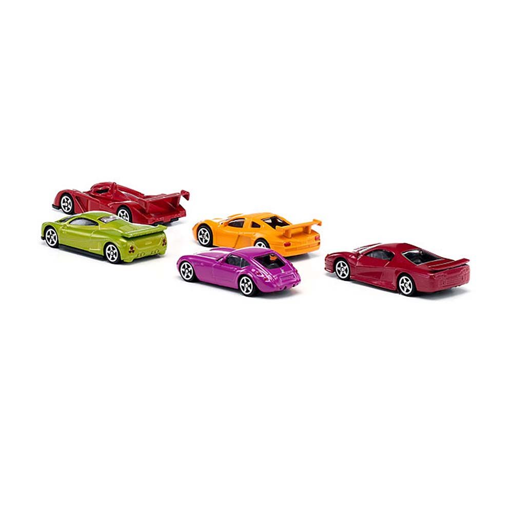 Комплект от 6 метални коли