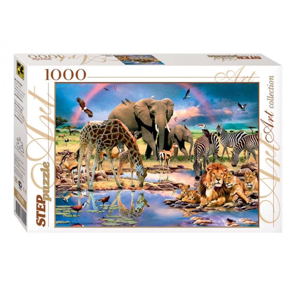 STEP Puzzle, В саваната, пъзел 1000 елемента