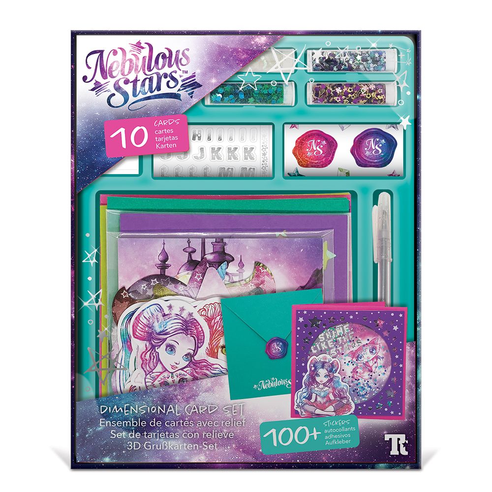 Комплект за изработка на блестящи картички, Небулия