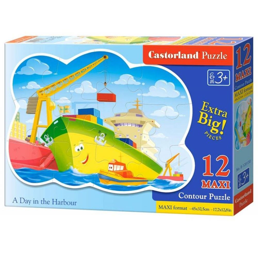 MAXI, Един ден на пристанището, пъзел 12 части, Castorland