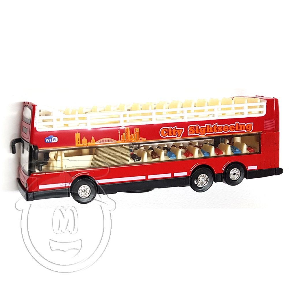 Двуетажен туристически автобус, Hop On Hop Off, със звук и светлина