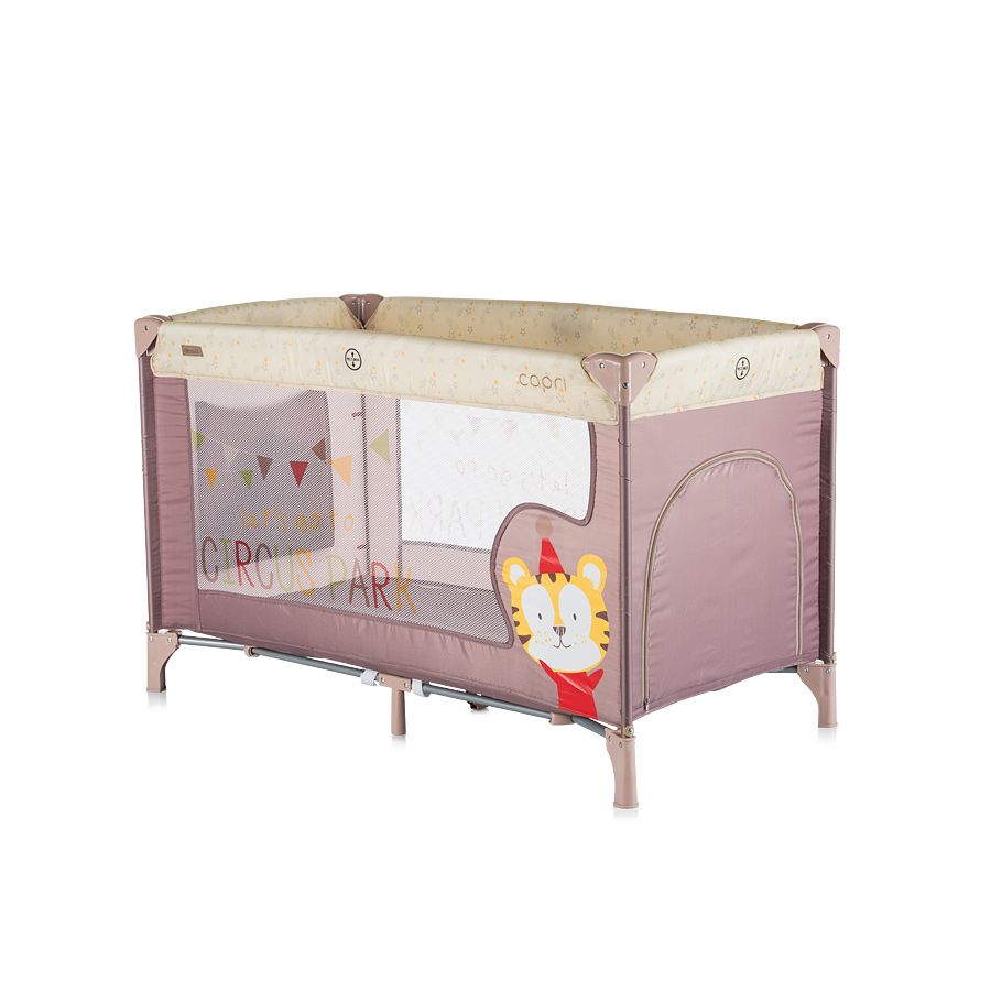 Chipolino, Детска кошара за спане и игра Капри, , шоколад