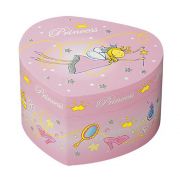 Музикална кутия Голямо розово сърце Принцеса