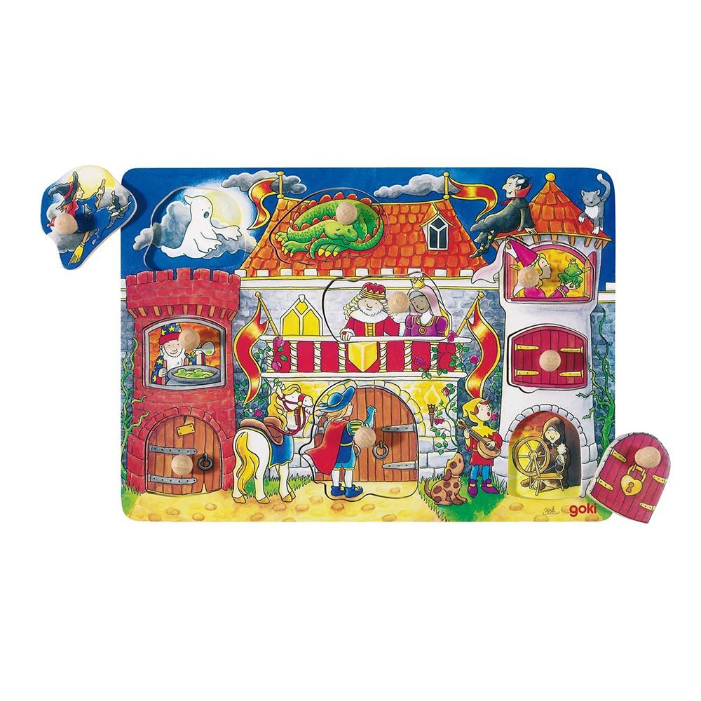 Goki, Пъзел с дръжки и скрити картинки, Замък