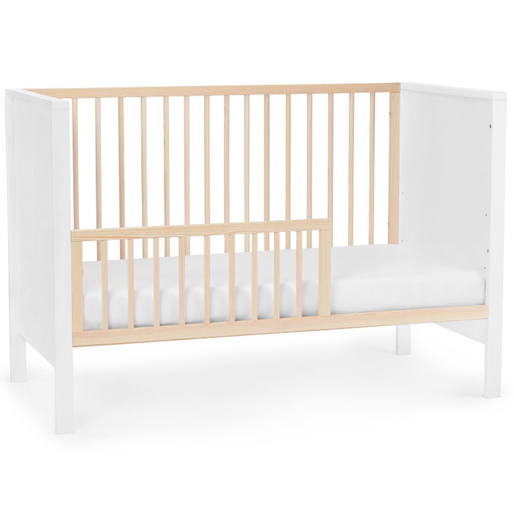 Дървена бебешка кошара MIA, 2 в 1