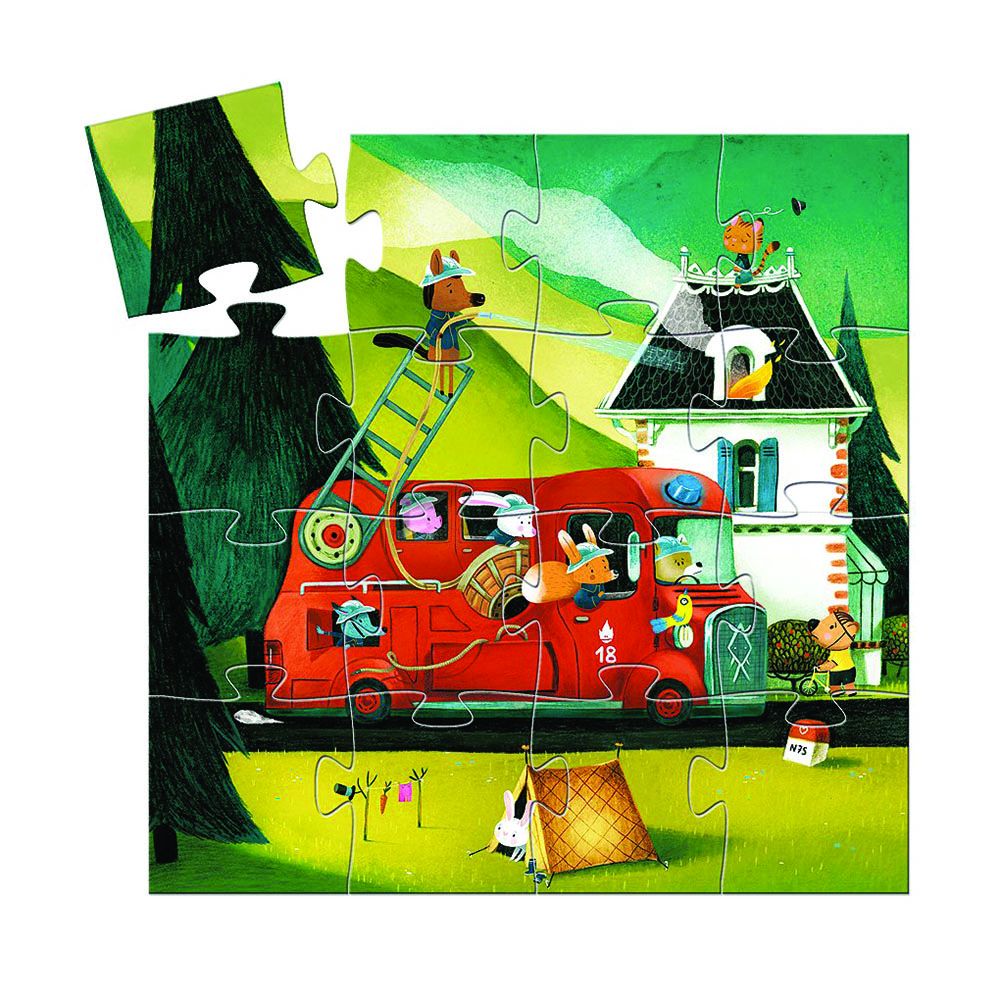 Пъзел, Смели пожарникари