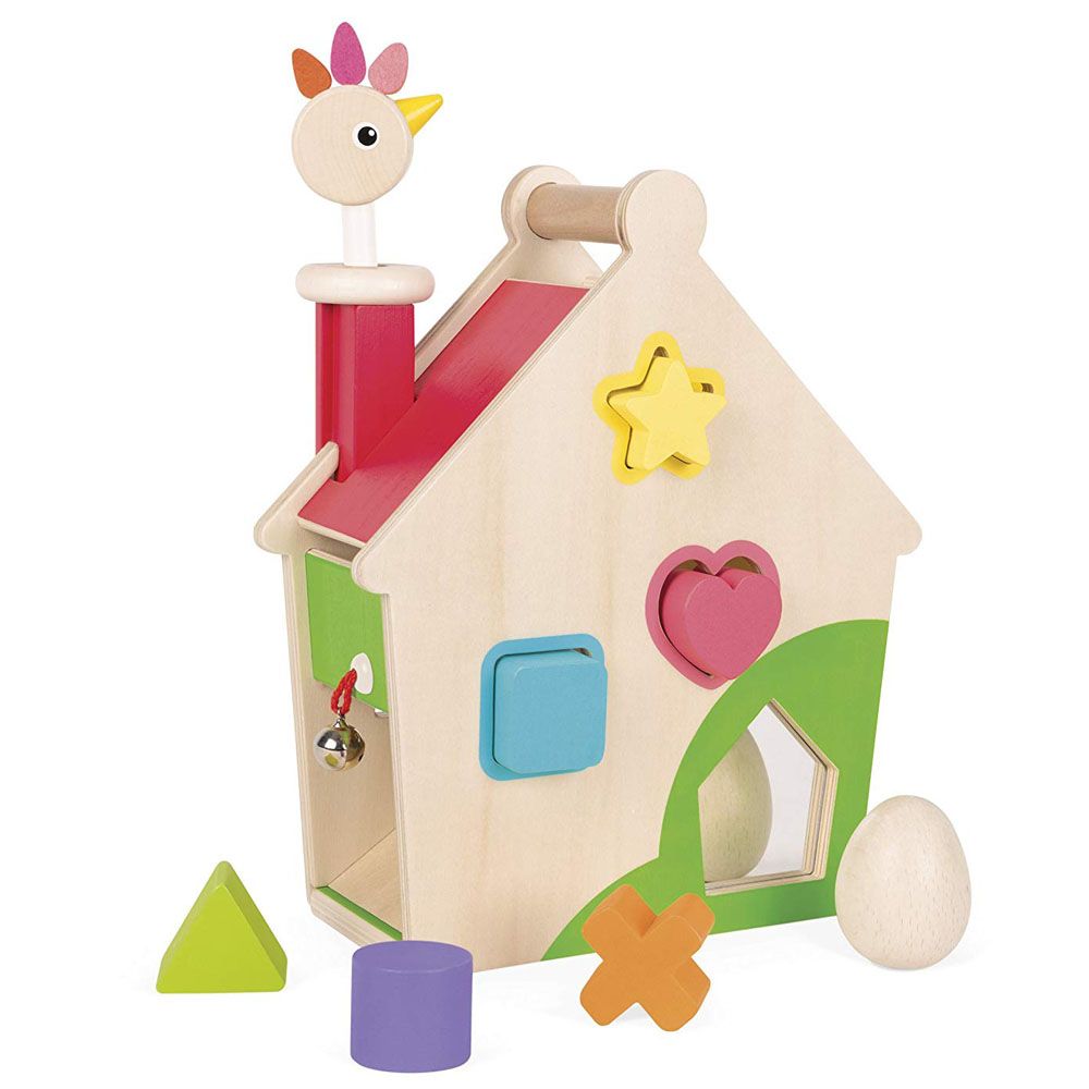 Janod, Дървен сортер, Пиленца