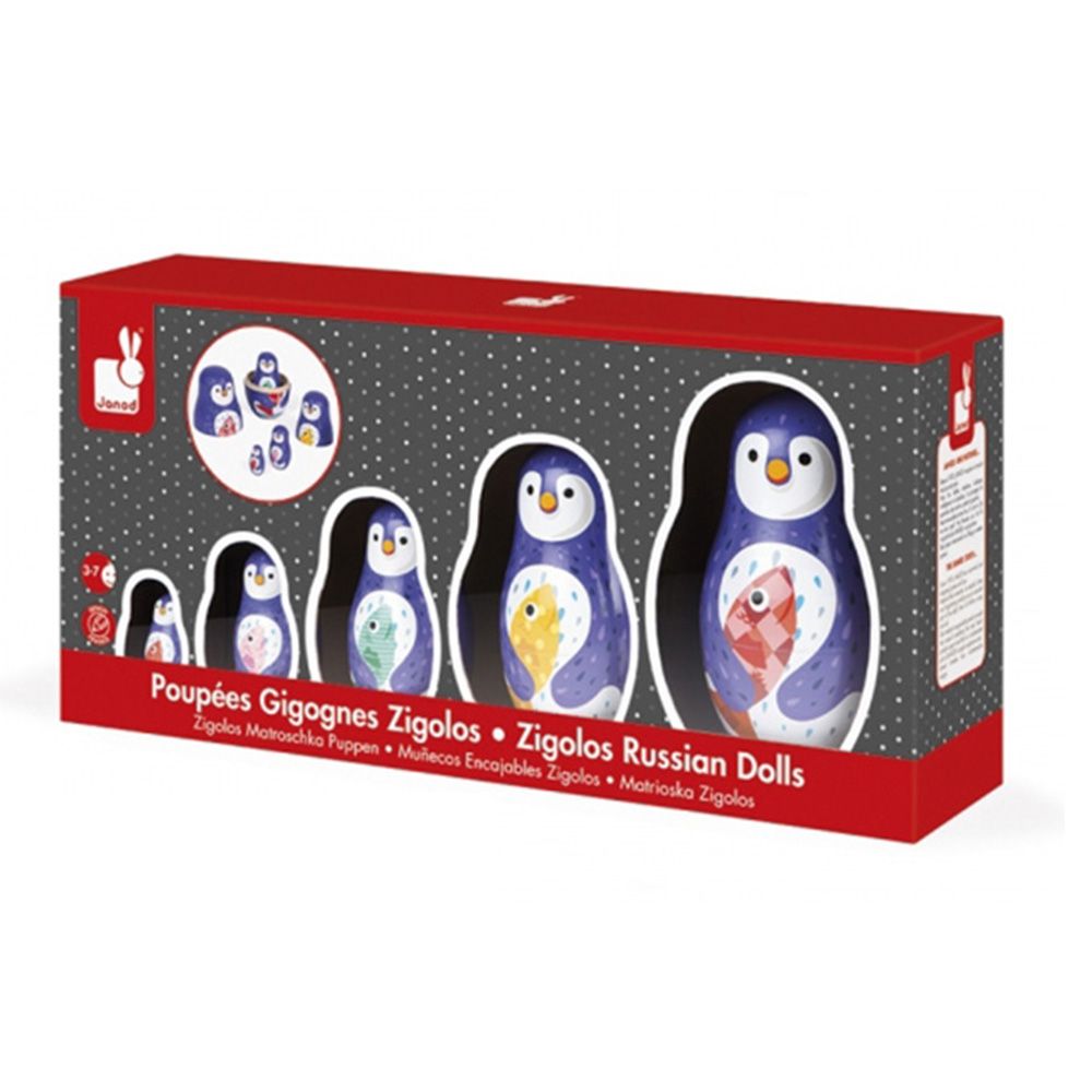 Дървени матрьошки, Пингвини