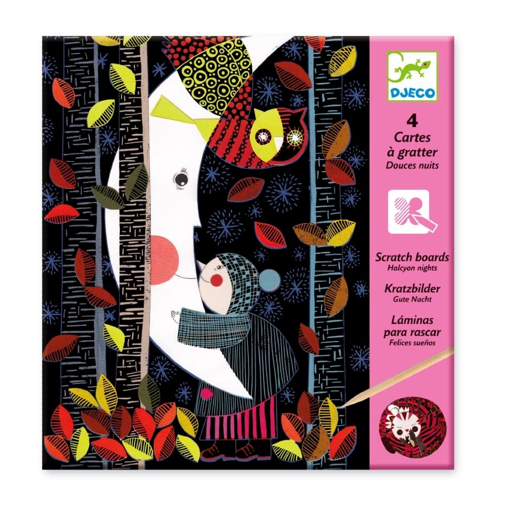 Djeco, Скреч картини, Луна