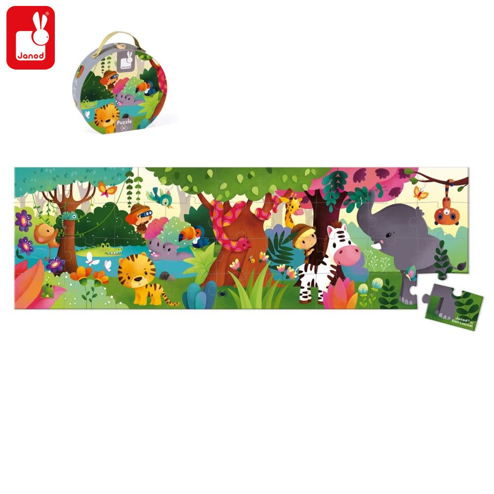 Janod, Пъзел в куфарче, В джунглата