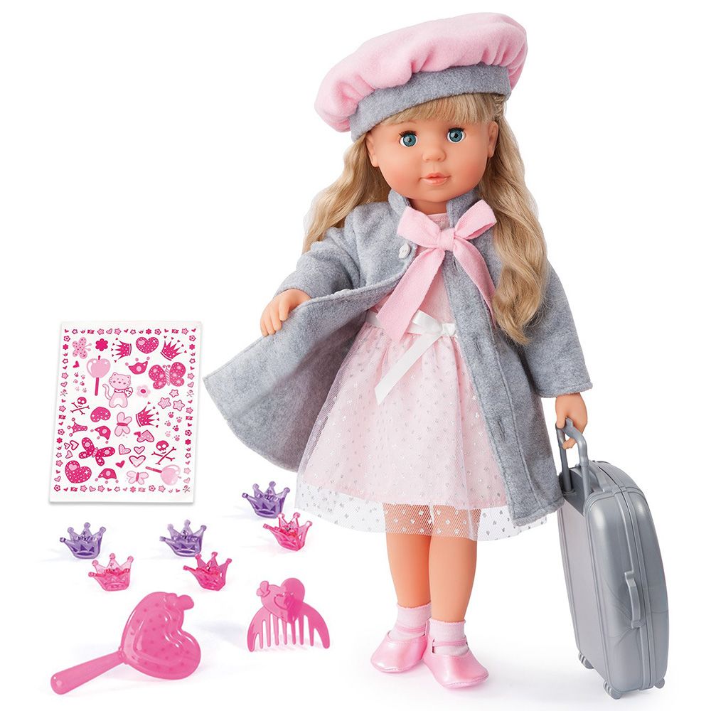 BAYER, Говореща на български кукла, Мария, със сиво палто