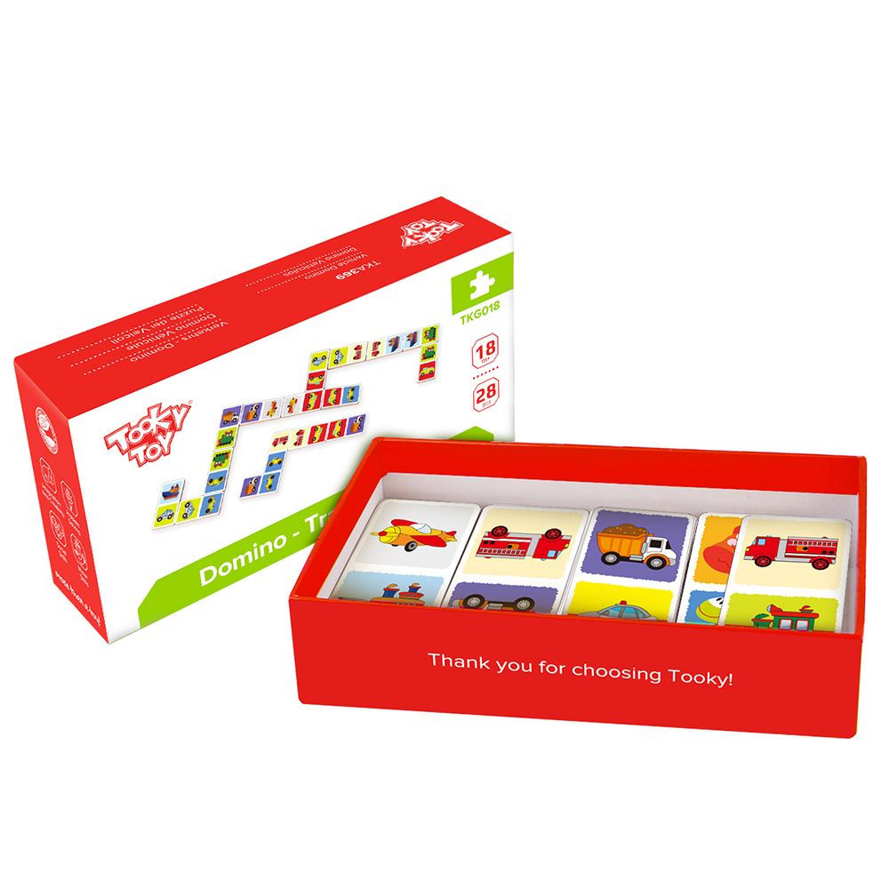 Tooky Toy, Дървено домино с картинки, Превозни средства