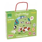 4 пъзела в кутия, Един ден във фермата