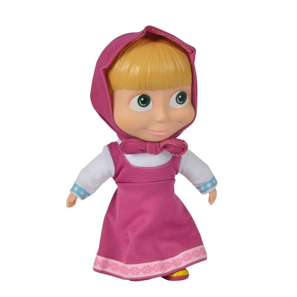 Мека кукла Маша - 23 см, Маша и Мечокът