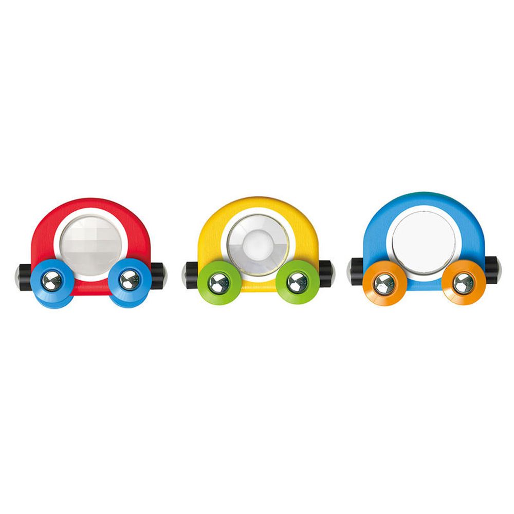 Бебешко дървено влакче с прозорчета