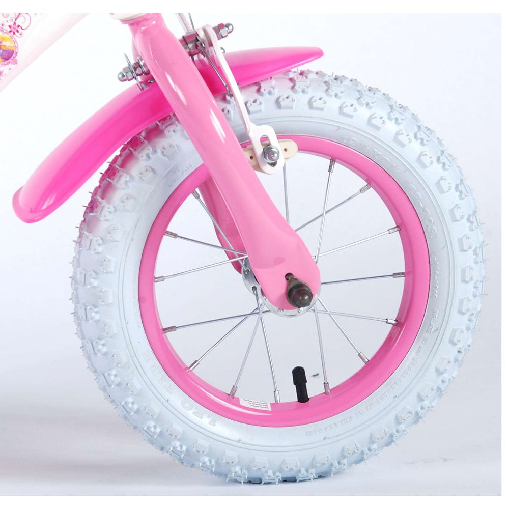 Детски велосипед, Принцеси, с помощни колела, 12 инча