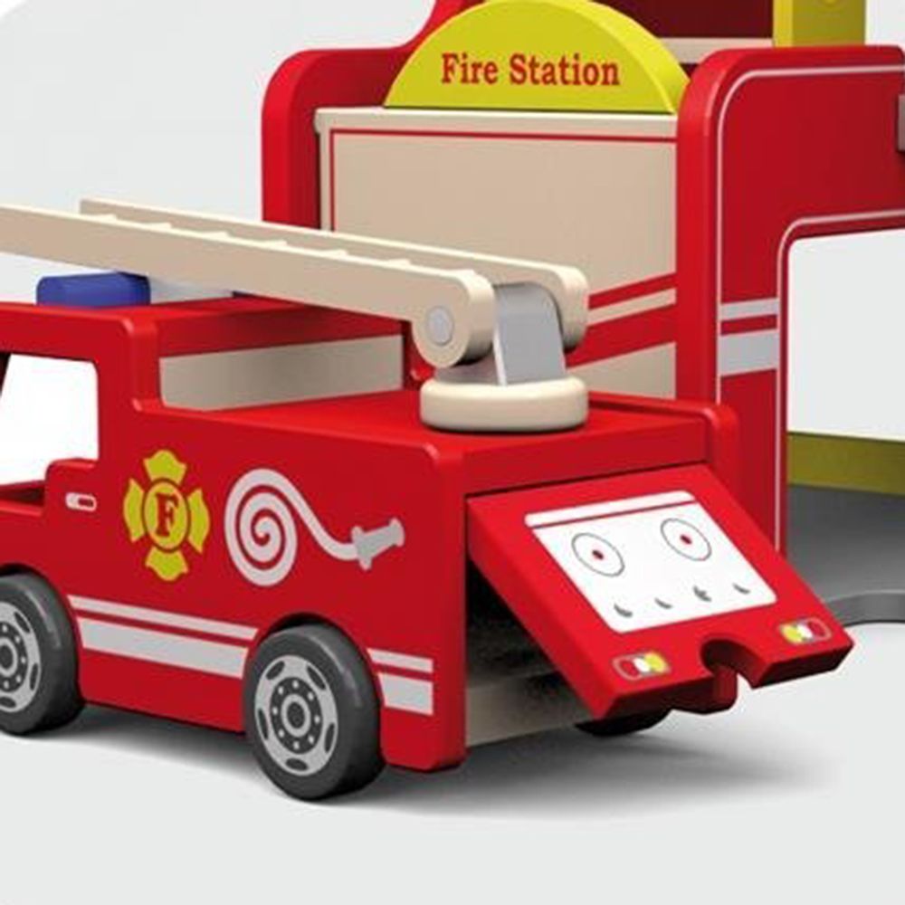 Дървена пожарна станция