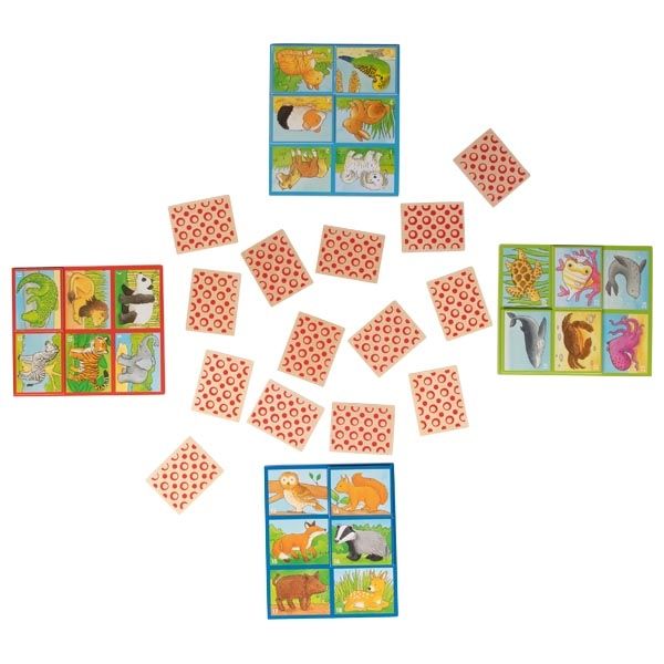 Goki, Дървена игра, Лото, Животни