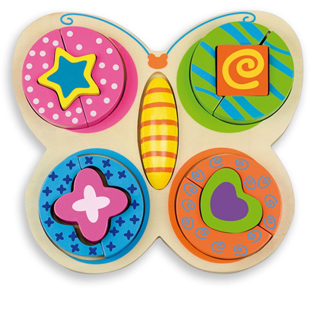 Andreu toys, Пъзел-сортер, Пеперуда