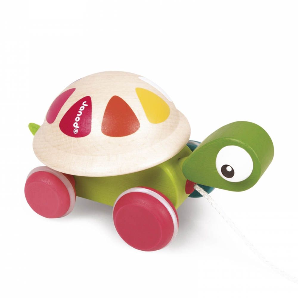 Janod, Дървена играчка за дърпане, Костенурка