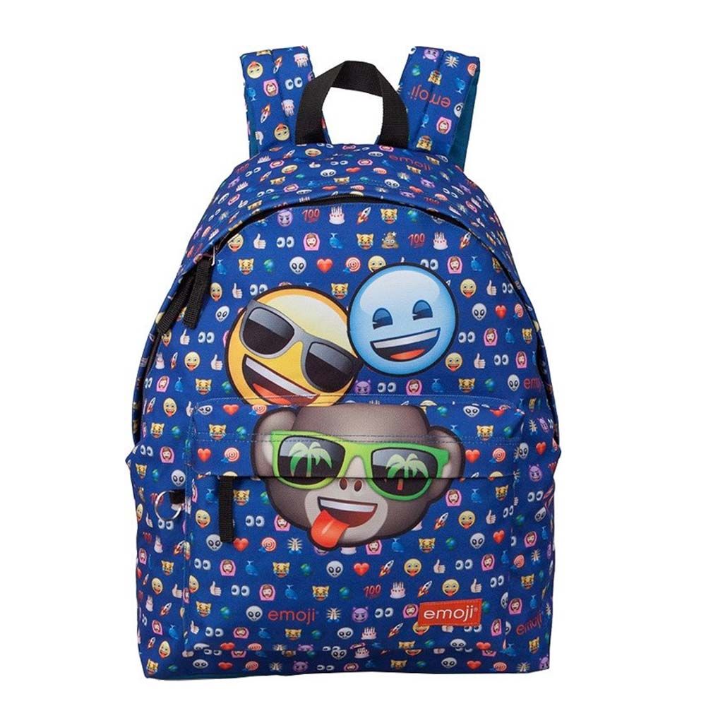 Emoji, Раница с едно отделение и преден джоб , Трима приятели, J. M. Inacio