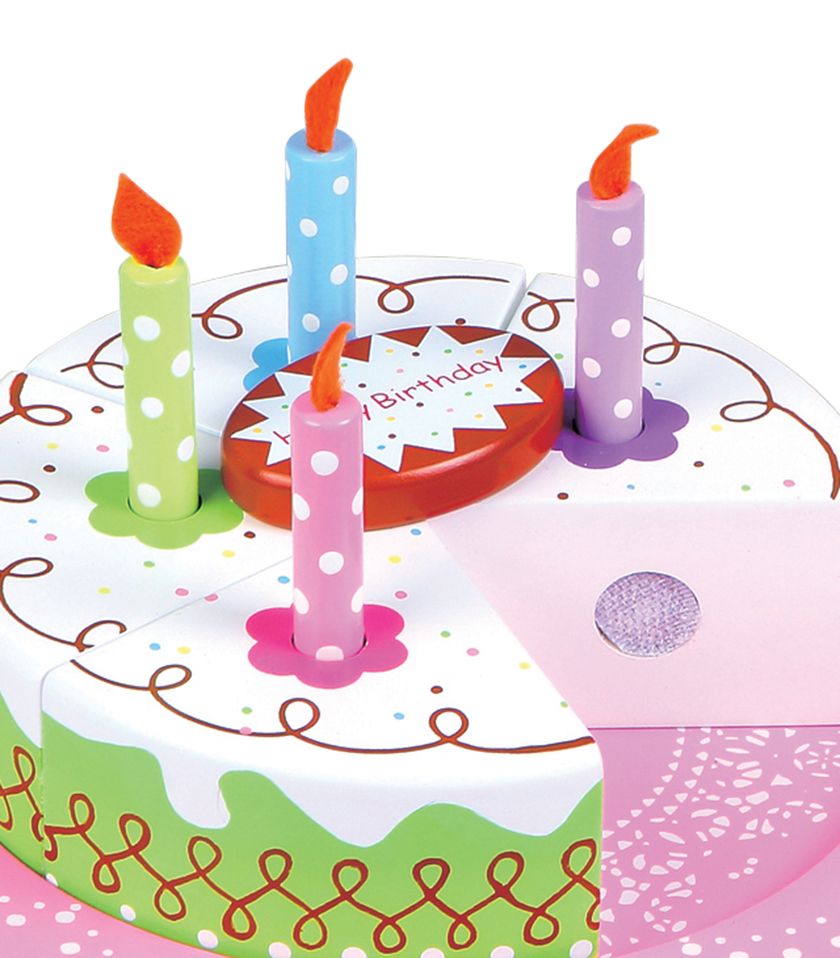 Дървена сметанова торта за Рожден ден