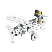 Метален конструктор, Silver, Превозни средства, Самолет, 77 части