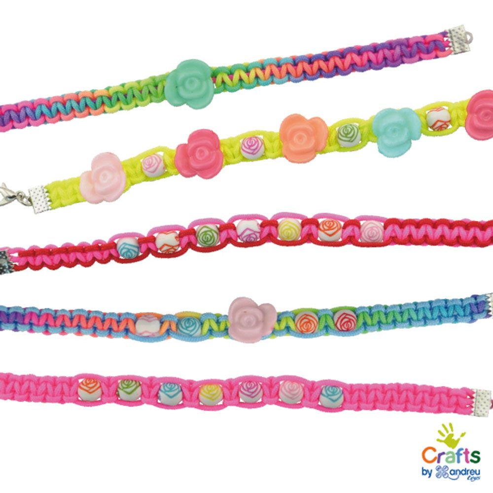 Изплети сама гривни с розички