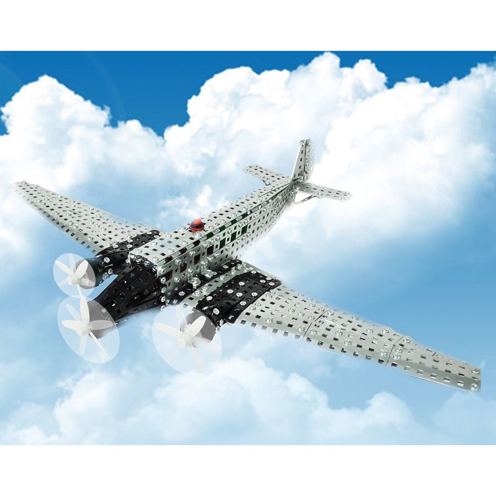 Метален конструктор с батерии, Самолет JUNKERS JU52