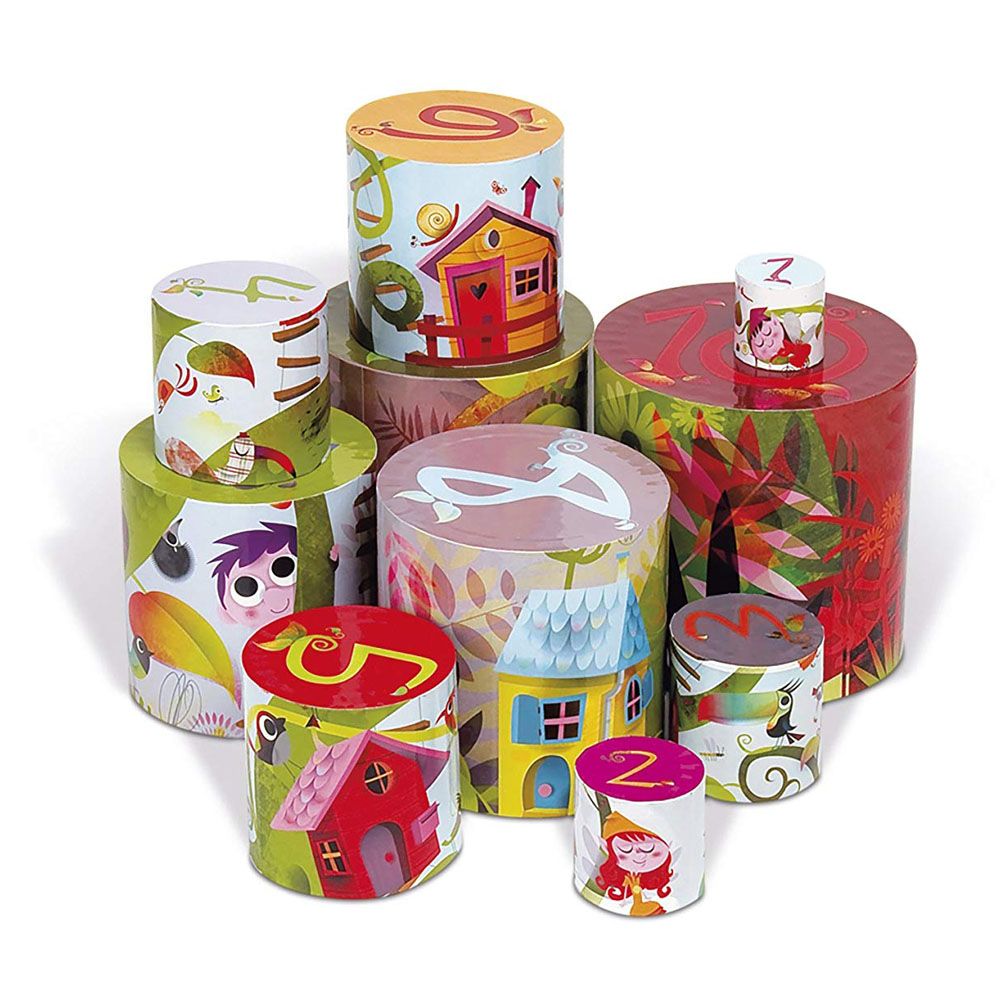 Кръгла кула от кубчета за най-малките, Кой живее тук