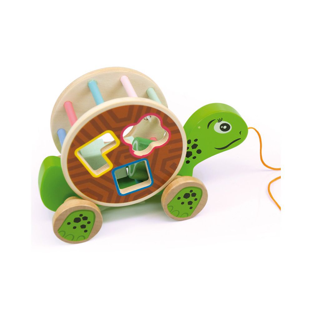 Andreu toys, Играчка за дърпане със сортер, Костенурка