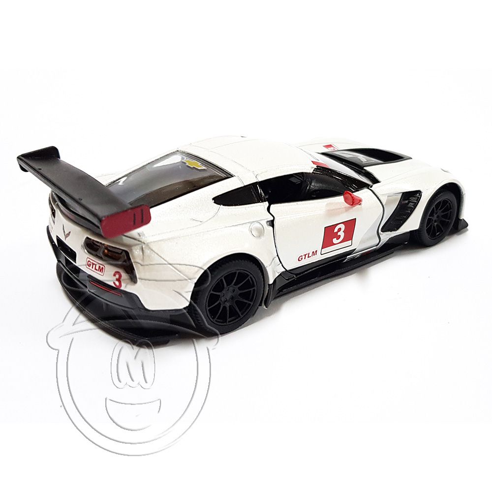 Метална кола, Corvette C7.R racing GTLM, бяла